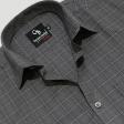 Checks Gray Shirt : Business