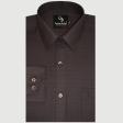 Checks Brown Shirt : Business