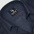 Checks Navy Blue Shirt : Business