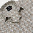 Checks Fawn Shirt : Business