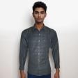 Checks Gray Shirt : Business
