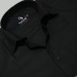 Plain Black Shirt : Business