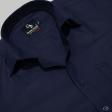 Plain Navy Blue Shirt : Business