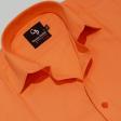 Plain Orange Shirt : Business