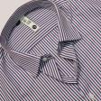 Stripes Purple Shirt : Slim