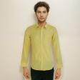 Self Design Lemon Shirt : Slim