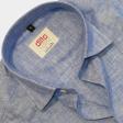 Plain Blue Shirt : Ditto