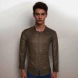 Self Design Brown Shirt : Ditto