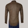 Self Design Brown Shirt : Ditto
