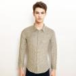 Self Design Brown Shirt : Ditto