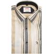 Stripes Brown Shirt : Ditto