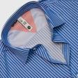 Stripes Blue Shirt : Slim