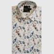 Print Cream Shirt : Party