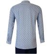 Print Navy Blue Shirt : Party