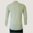 Print Green Shirt : Party