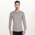 Print Blue Shirt : Party