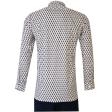 Print Blue Shirt : Party
