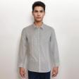 Print Blue Shirt : Party