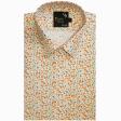 Print Orange Shirt : Party