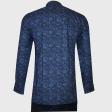 Print Blue Shirt : Party