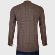 Print Brown Shirt : Party