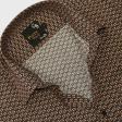 Print Brown Shirt : Party