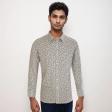 Print Cream Shirt : Party