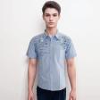 Handpainted Blue Shirt : Ditto