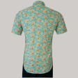 Print Blue Shirt : Ditto