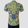 Print Blue Shirt : Ditto