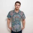 Print Green Shirt : Ditto