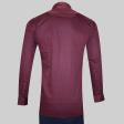 Print Maroon Shirt : Party