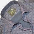 Print Navy Blue Shirt : Party