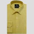 Checks Lemon Shirt : Business