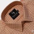 Checks Peach Shirt : Business
