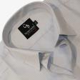 Stripes Light Gray Shirt : Business