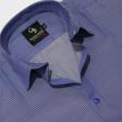 Stripes Dark Blue Shirt : Business