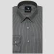 Stripes Dark Gray Shirt : Business