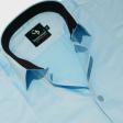 Plain Aqua Blue Shirt : Business