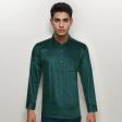 Plain Dark Green Shirt : Business