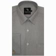 Self Design Gray Shirt : Business