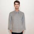 Self Design Blue Shirt : Business