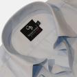 Self Design Blue Shirt : Business