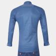 Self Design Navy Blue Shirt : Business