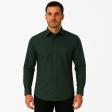 Plain Dark Green Shirt : Business