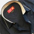 Combination Navy Blue Shirt : Ditto
