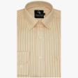 Stripes Peach Shirt : Business