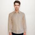Stripes Peach Shirt : Business