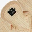 Stripes Peach Shirt : Business