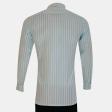 Stripes Aqua Blue Shirt : Business